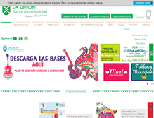 Tablet Screenshot of munilaunion.cl